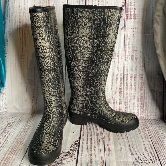 Gianni Bini Woman Tall Rain Boots Sz 6M - Picture 6 of 8